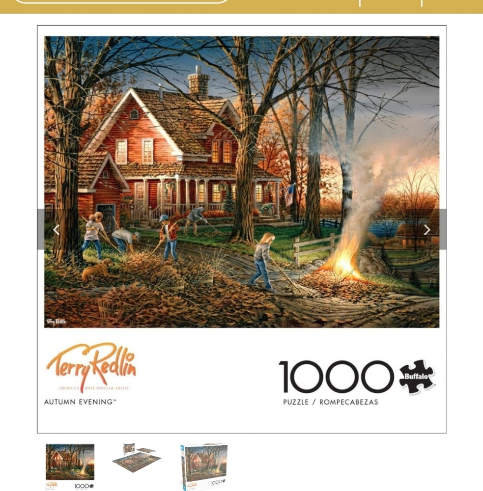 Terry Redlin Autumn Evening Home Art Puzzle